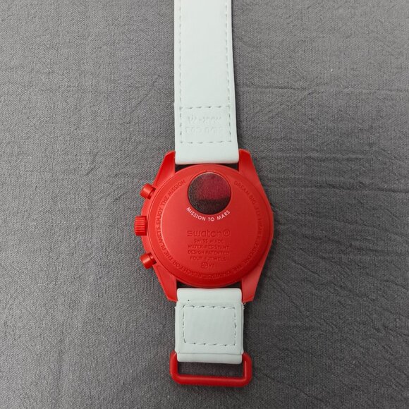 Swatch X Omega Bioceramic Moonswatch Mission To Mars Watch - Picture 2 of 4